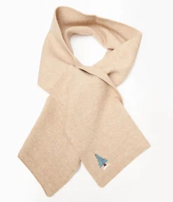 Banned Cream Snow Season Knitted Scarf