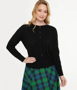 Banned 1950s Black Katie Cardigan