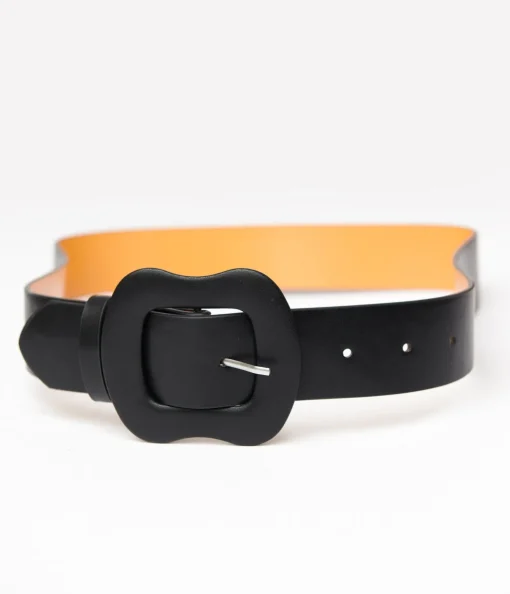 Banned 1950s Black Leatherette Rosalie Belt
