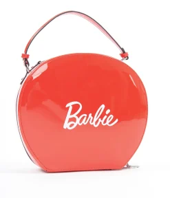Barbie x Unique Vintage 1950s Red Leatherette Commuter Set Circle Bag