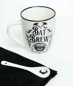 Bat Brew Mug & Spoon Set