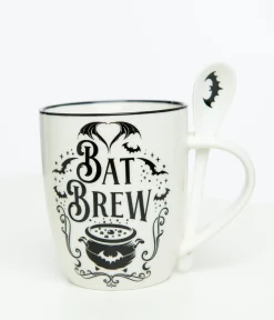 Bat Brew Mug & Spoon Set