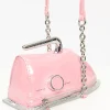 Betsey Johnson Pink Iron Crossbody Bag
