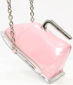 Betsey Johnson Pink Iron Crossbody Bag