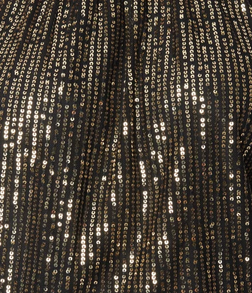 Black & Gold Sequin Shimmer Blouse