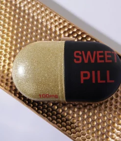 Black & Gold Sweet Pill Handbag