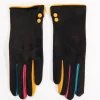 Black & Rainbow Finger Gloves