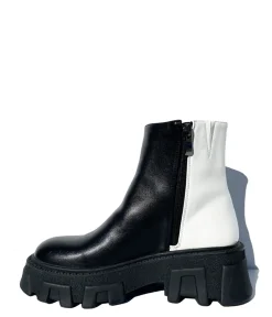 Black & White Balancing Act Boots