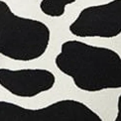 Black & White Cow Print Sweater Vest