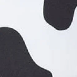 Black & White Cow Print Two Piece Swimsuit