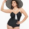 Black & White Dot One Piece Swimsuit