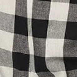 Black & White Gingham Cruise Ship Shorts