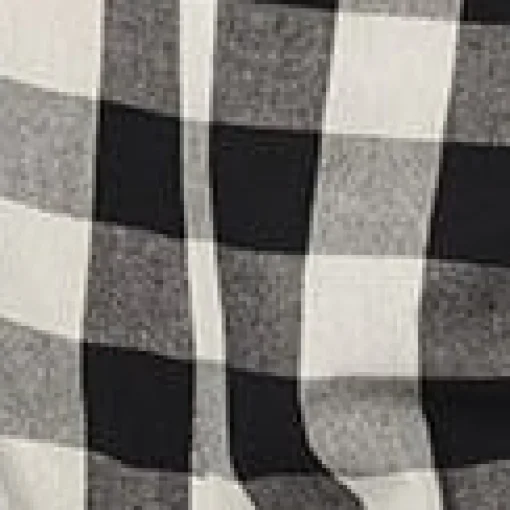 Black & White Gingham Cruise Ship Shorts