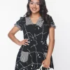 Black & White Stitches Blouse