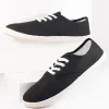 Black Canvas Ladies Sneakers