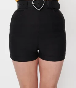 Black Love Your Curves Shorts