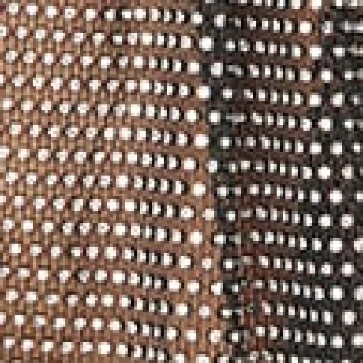 Black Mesh & Silver Rhinestone Headscarf