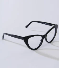 Black Rimmed Cat Eye Glasses