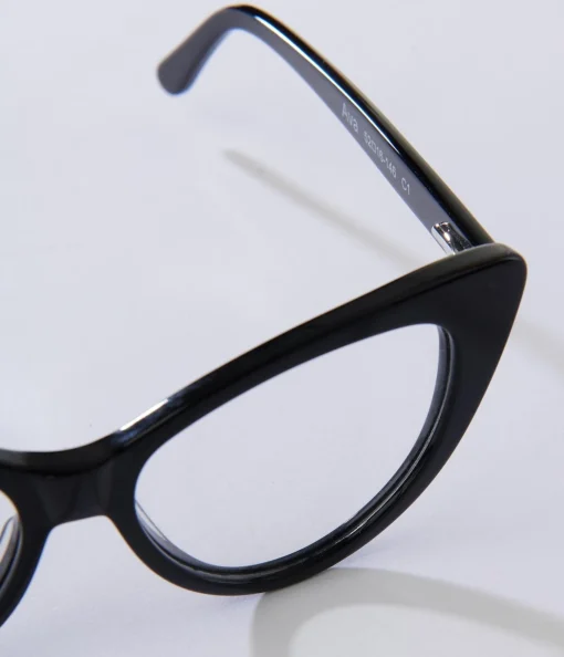 Black Rimmed Cat Eye Glasses