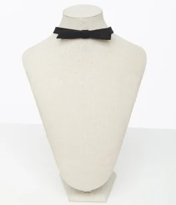 Black Suede Ribbon Choker