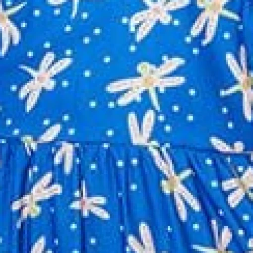 Blue Dragonfly Heather Midi Dress