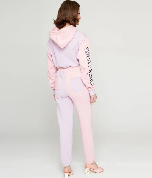 Cakeworthy Pink & Purple Colorblock Minnie Mouse Joggers