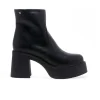 Chelsea Crew 1970s Black Leather Platform Vanson Boots