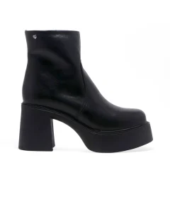 Chelsea Crew 1970s Black Leather Platform Vanson Boots