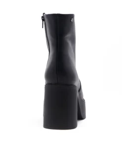 Chelsea Crew 1970s Black Leather Platform Vanson Boots