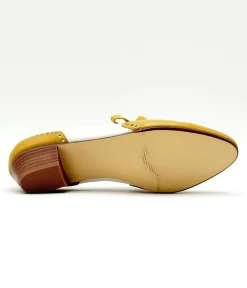 Chelsea Crew 1950's Mustard & White Demi Oxford Saddle Shoes