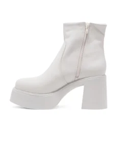 Chelsea Crew 1990s White Leather Platform Vanson Boots