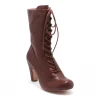 Chelsea Crew Tan Leatherette Victorian Claire Boots