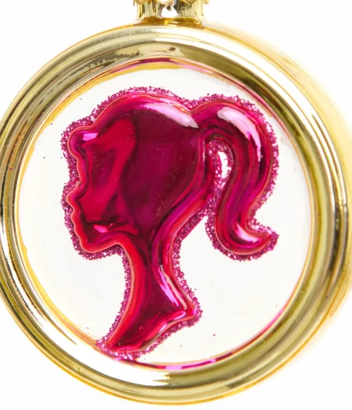 Cody Foster Barbie Silhouette Glass Ornament