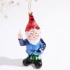 Cody Foster Naughty Gnome Glass Ornament