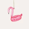 Cody Foster Pink Flamingo Floaty Ornament