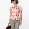 Collectif Pink Sibley Cupid Top