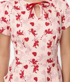 Collectif Pink Sibley Cupid Top