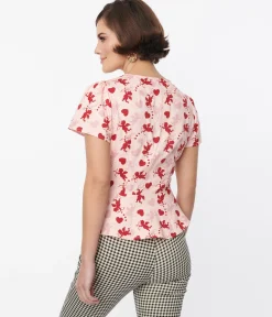 Collectif Pink Sibley Cupid Top