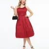 Collectif 1950s Red Dorothy Swing Dress