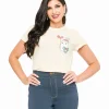 Cream Holly Jolly Ghost Graphic Tee