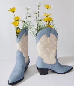 Denim Daisy Cowboy Boot
