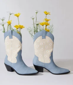 Denim Daisy Cowboy Boot