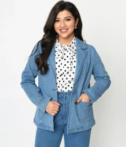 Denim Washed Blazer