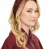 Disney Hocus Pocus Collection by Unique Vintage Burgundy Hocus Pocus Hair Scarf
