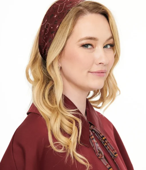 Disney Hocus Pocus Collection by Unique Vintage Burgundy Hocus Pocus Hair Scarf