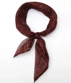 Disney Hocus Pocus Collection by Unique Vintage Burgundy Hocus Pocus Hair Scarf