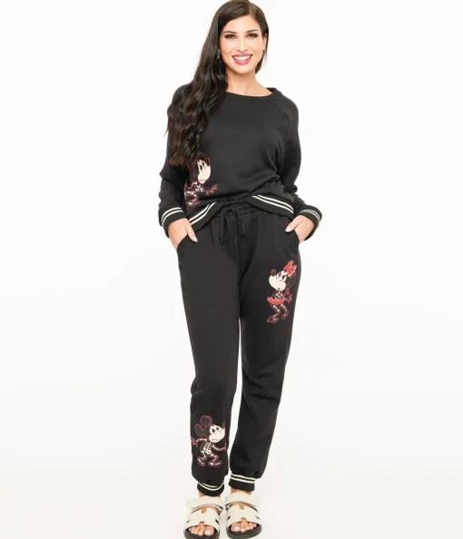 Disney Mickey Halloween collection by Unique Vintage Black Mickey Halloween Sweatpants