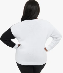 Disney Princess collection by Unique Vintage Plus Size Black & White Maleficent Aurora Sweater