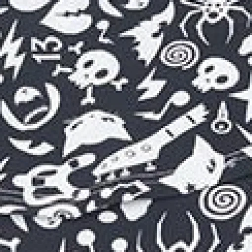 Emily The Strange x Unique Vintage Plus Size Black & White Tankini Swim Top