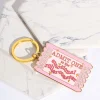Emotional Rollercoaster Ticket Keychain
